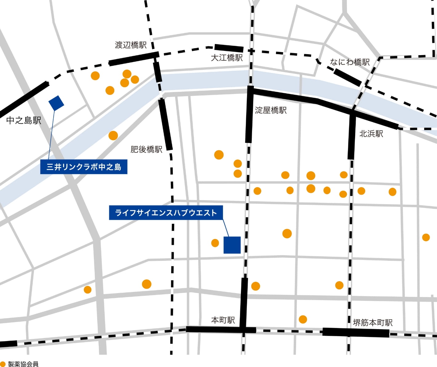 大阪エリア 地図